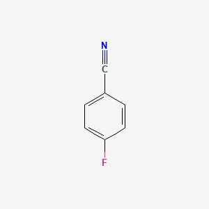 Chemical structure of 4-Fluorobenzonitrile
