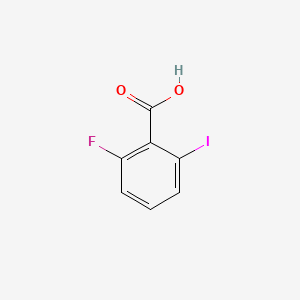 Chemical structure of 2-Fluoro-6-iodobenzoic Acid