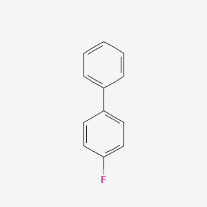 Chemical structure of 4-Fluorobiphenyl