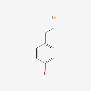 Chemical structure of 4-Fluorophenethyl bromide