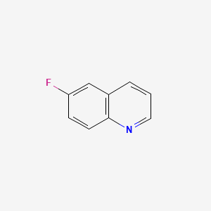 Chemical structure of 6-Fluoroquinoline