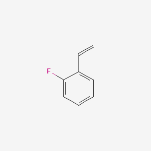 Chemical structure of 2-Fluorostyrene