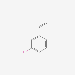 Chemical structure of 3-Fluorostyrene