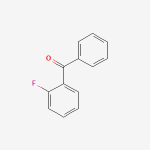 Chemical structure of 2-Fluorobenzophenone