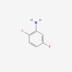 Chemical structure of 5-Fluoro-2-iodoaniline
