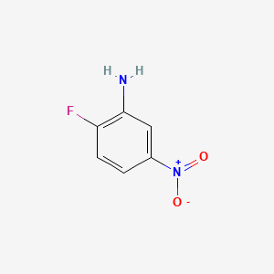 Chemical structure of 2-Fluoro-5-nitroaniline