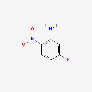 Chemical structure of 5-Fluoro-2-nitroaniline