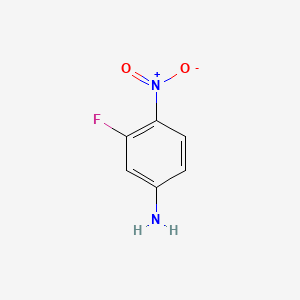 Chemical structure of 3-Fluoro-4-nitroaniline