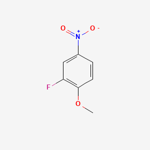 Chemical structure of 2-Fluoro-4-nitroanisole