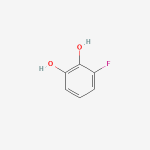 Chemical structure of 3-Fluorocatechol