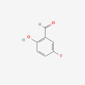 Chemical structure of 5-Fluorosalicylaldehyde