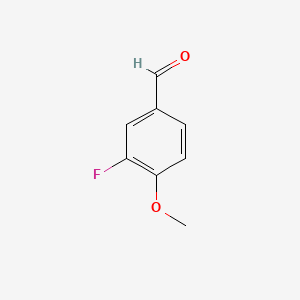 Chemical structure of 3-Fluoro-p-anisaldehyde