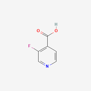 Chemical structure of 3-Fluoropyridine-4-carboxylic acid
