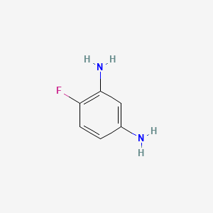 Chemical structure of 4-Fluoro-1,3-diaminobenzene