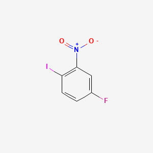 Chemical structure of 4-Fluoro-1-iodo-2-nitrobenzene