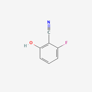 Chemical structure of 2-Fluoro-6-hydroxybenzonitrile