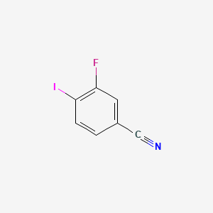 Chemical structure of 3-Fluoro-4-iodobenzonitrile