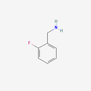 Chemical structure of 2-Fluorobenzylamine