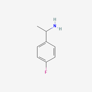 Chemical structure of 4-Fluoro-α-methylbenzylamine