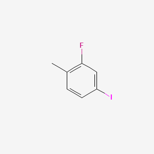 Chemical structure of 2-Fluoro-4-iodotoluene