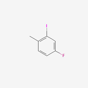 Chemical structure of 4-Fluoro-2-iodotoluene