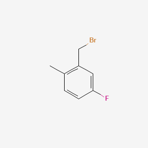 Chemical structure of 5-Fluoro-2-methylbenzyl bromide