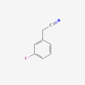 Chemical structure of 3-Fluorophenylacetonitrile