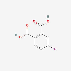 Chemical structure of 4-Fluorophthalic acid