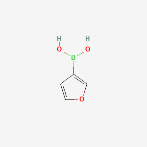 Chemical structure of Furan-3-boronic acid