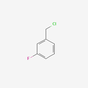 Chemical structure of 3-Fluorobenzyl chloride