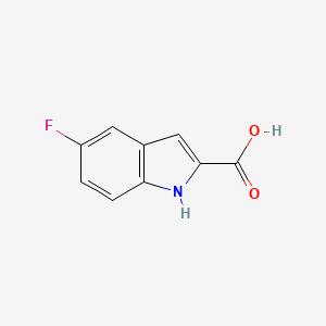 Chemical structure of 5-Fluoroindole-2-carboxylic acid