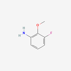 Chemical structure of 3-Fluoro-2-methoxyaniline