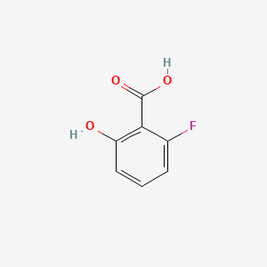 Chemical structure of 2-Fluoro-6-hydroxybenzoic acid