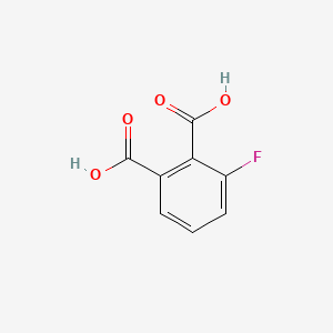 Chemical structure of 3-Fluorophthalic acid