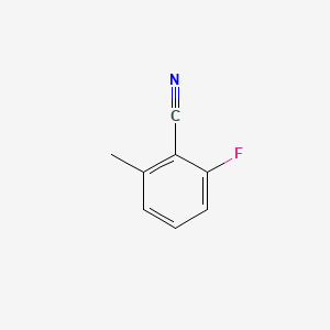 Chemical structure of 2-Fluoro-6-methylbenzonitrile