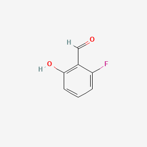 Chemical structure of 6-Fluorosalicylaldehyde
