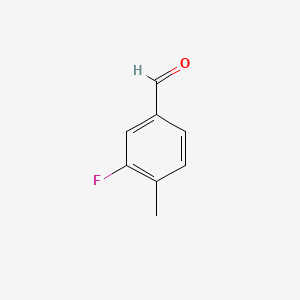 Chemical structure of 3-Fluoro-4-methylbenzaldehyde