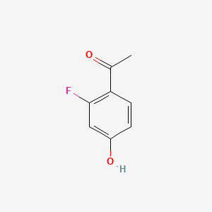 Chemical structure of 2'-Fluoro-4'-hydroxyacetophenone