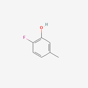 Chemical structure of 2-Fluoro-5-methylphenol