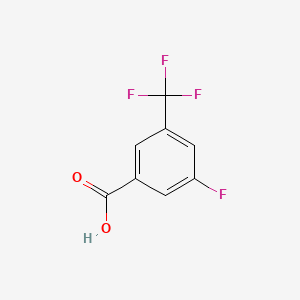 Chemical structure of 3-Fluoro-5-(trifluoromethyl)benzoic acid