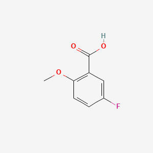 Chemical structure of 5-Fluoro-2-methoxybenzoic acid