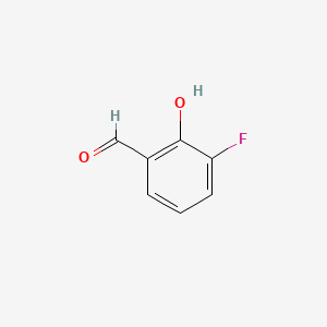Chemical structure of 3-Fluorosalicylaldehyde
