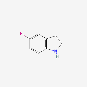 Chemical structure of 5-Fluoroindoline