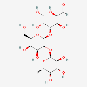 Chemical structure of 2'-Fucosyllactose
