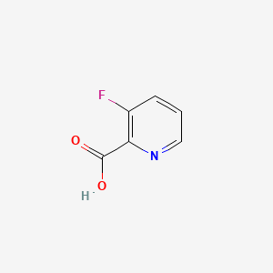 Chemical structure of 3-Fluoropyridine-2-carboxylic acid