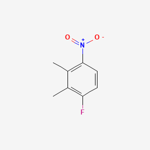 Chemical structure of 3-Fluoro-1,2-dimethyl-6-nitrobenzene