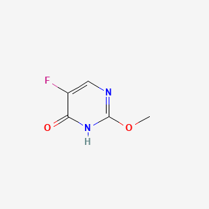 Chemical structure of 5-Fluoro-2-methoxy-4-pyrimidinone