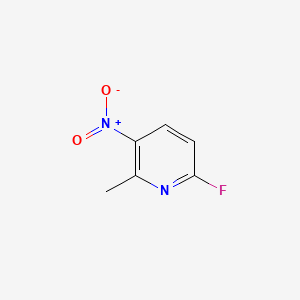 Chemical structure of 6-Fluoro-2-methyl-3-nitropyridine