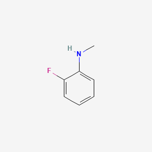 Chemical structure of 2-Fluoro-N-methylaniline