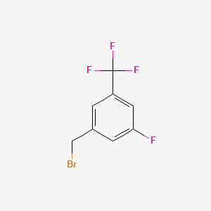 Chemical structure of 3-Fluoro-5-(trifluoromethyl)benzyl bromide